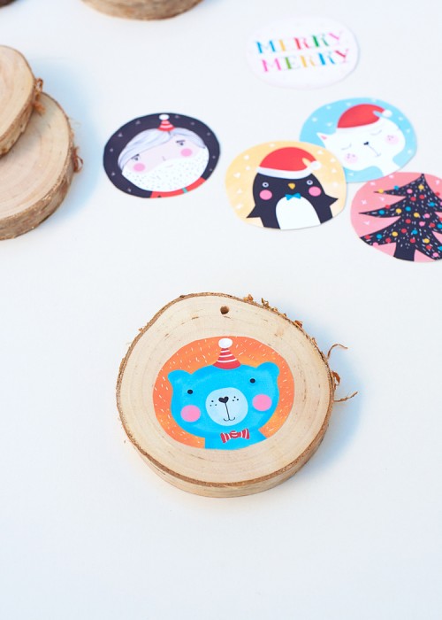 DIY Illustrated Christmas Ornaments To Make With Kids