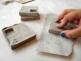 Diy Industrial Style Geo Cement Coasters