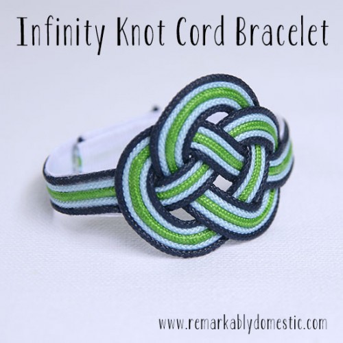 DIY Infinity Knot Cord Bracelet