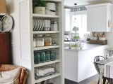 diy-kitchen-bookshelf-with-shutter-doors-1