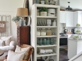 diy-kitchen-bookshelf-with-shutter-doors-6