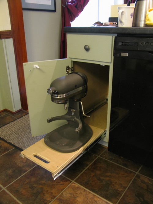 DIY Kitchen Cabinet For A Mixer