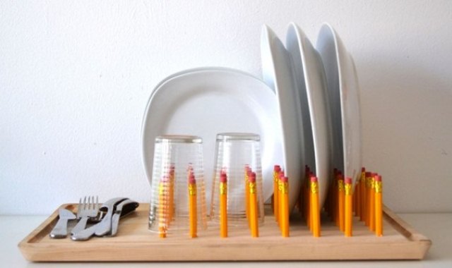 Diy Kitchen Organizer To Dry The Dishes