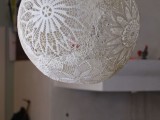 Diy Lace Pendant Lamp