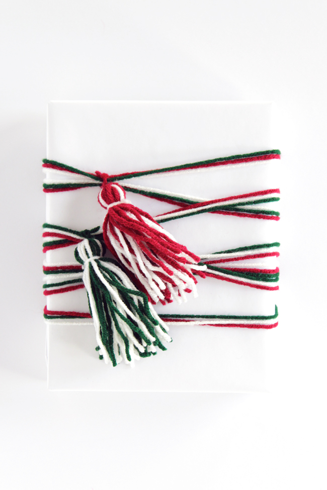tassel gift wrap (via handsoccupied)