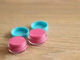 DIY pink lip balm