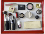 Diy Magnetic Makeup Storage On A Wall