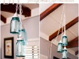 vintage mason jar chandelier