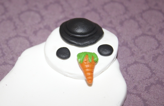 Picture Of diy melting snowman hanging ornament  3