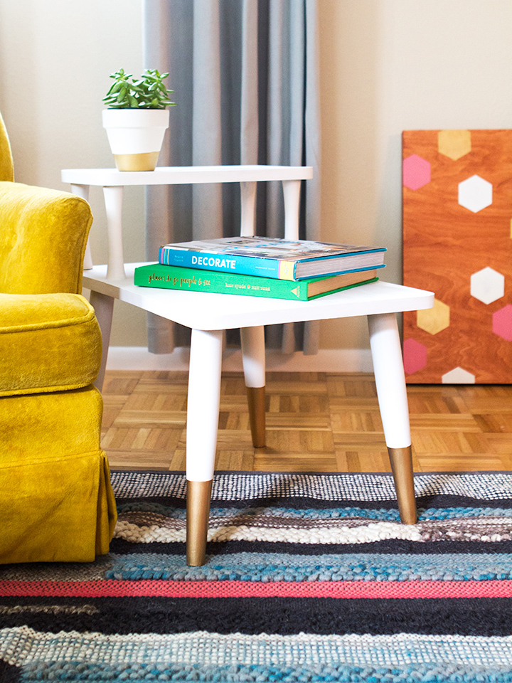 Picture Of diy mid century modern side table  1