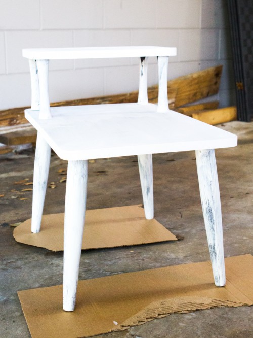 DIY Mid Century Modern Side Table