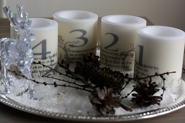 DIY Mini Candles Advent