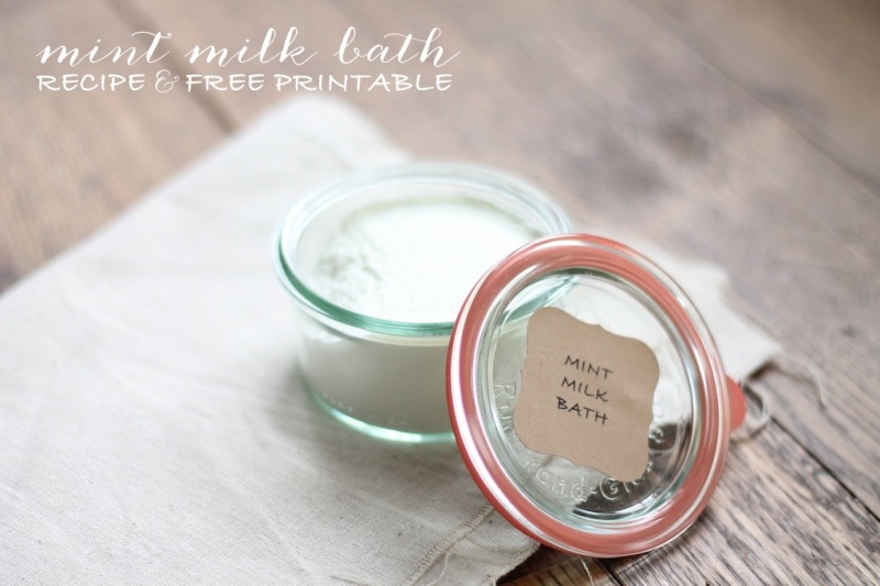 Diy Mint Milk Bath Recipe