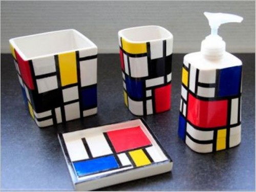 DIY Mondrian Style Bathroom Kit