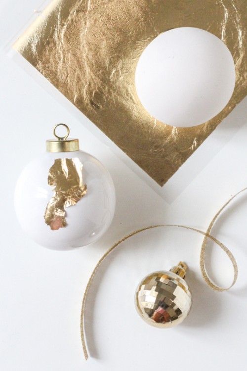 Diy Monogrammed Ornament Gift Tags