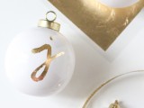 Diy Monogrammed Ornament Gift Tags