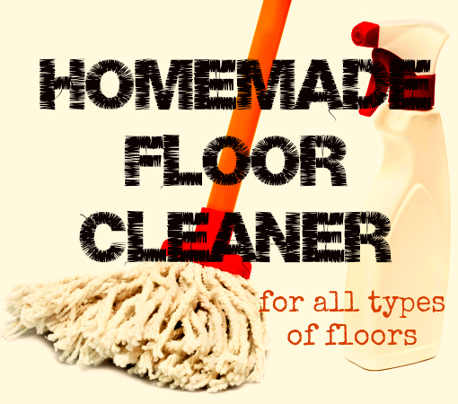 mopping solution for all floor types (via housewifehowtos)