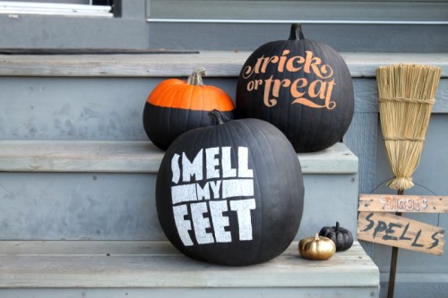 chalkboard pumpkins (via blog)