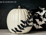 pumpkins with bats