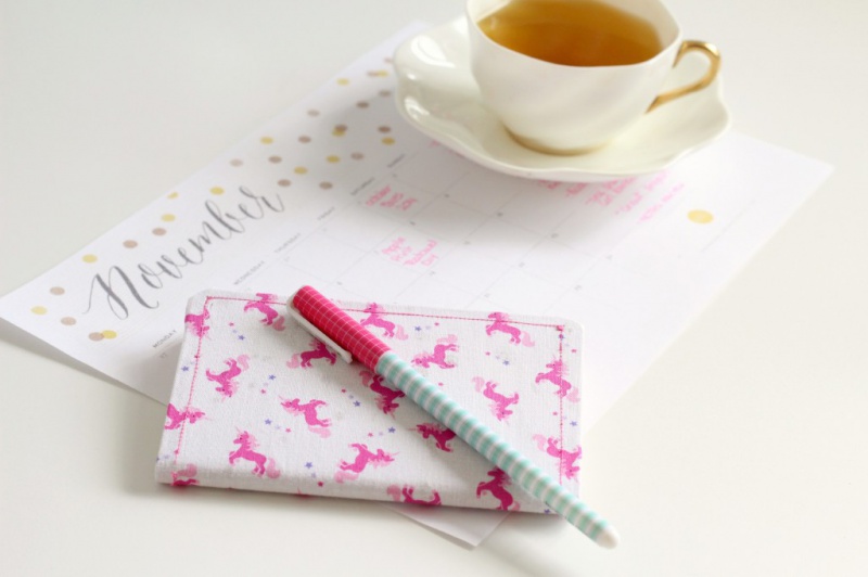 Diy no sew fabric covered notebook  6