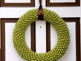 green acorn wreath