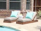 comfy outdoor loungers
