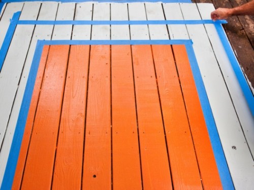 Diy Painted Deck Rug