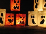 Diy Painted Jar Halloween Luminaries