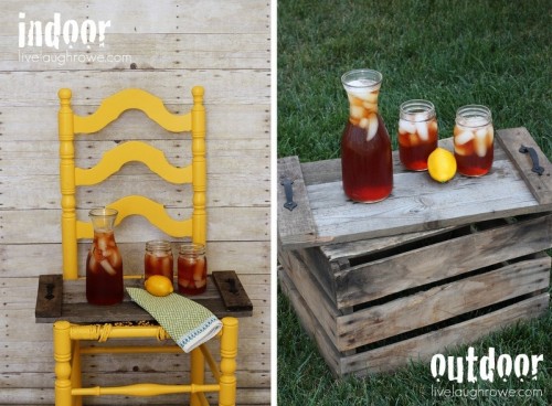 Diy Pallet Tray For Serving Food Outdoors