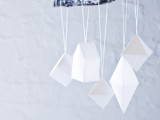 DIY Minimalist Paper Christmas Ornaments