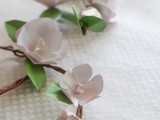paper apple blossom branches