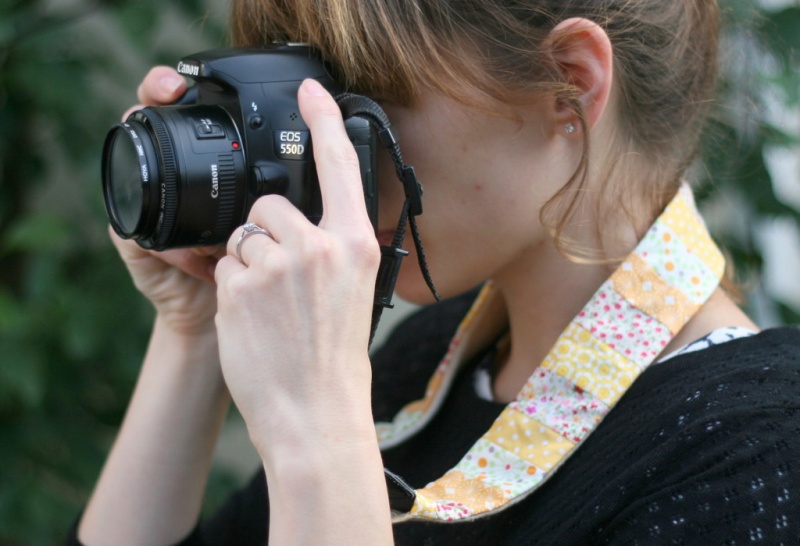 patchwork camera strap (via blog)