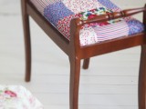 patchwork stool