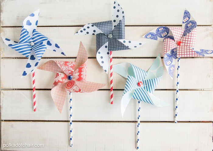 Picture Of diy patriotic pinwheels for independence day  2