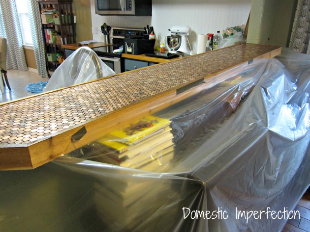 building a copper penny countertop (via domesticimperfection)