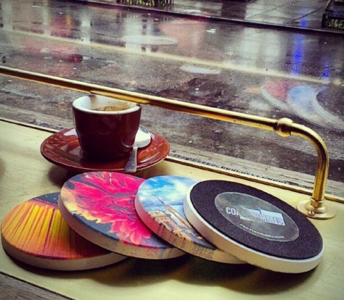 Instagram beverage coasters (via hiconsumption)