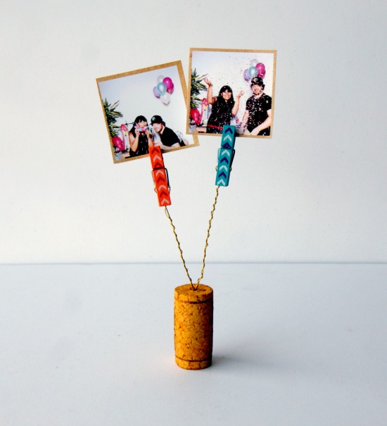 corks and clips photo holders
