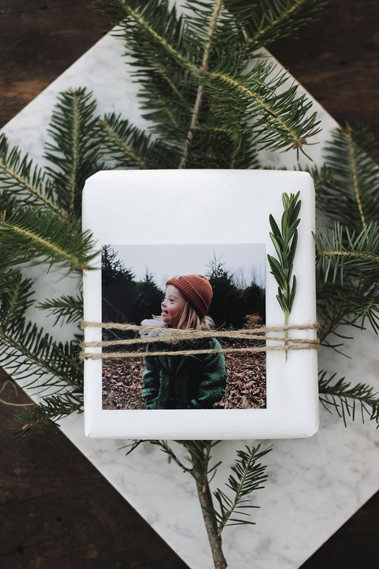 photo gift tags