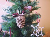 gold pinecone ornament