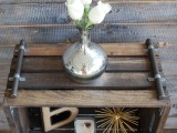Diy Pipe And Crate Industrial Table