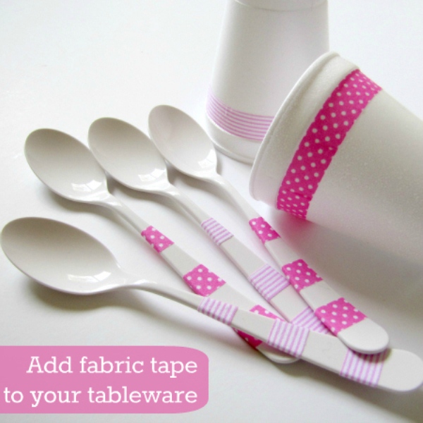 Diy Plastic Tableware Decorating For A Party