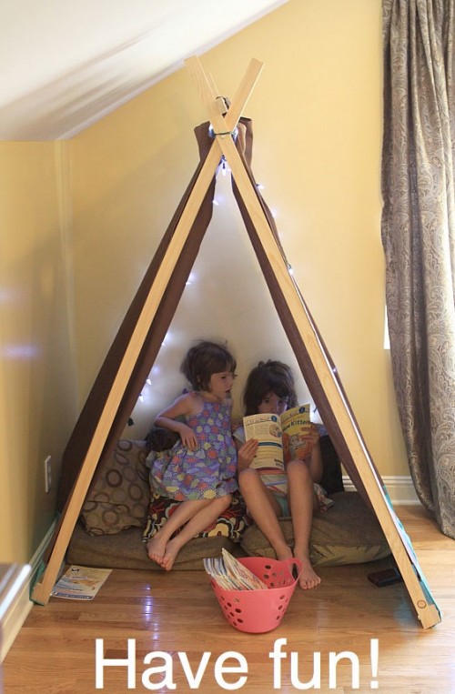 Diy Reading Nook And Play Tent