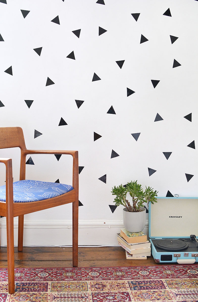 Picture Of diy removable triangle wall decals for trendy decor  1