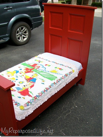 Diy Repurposed Toddler Bed