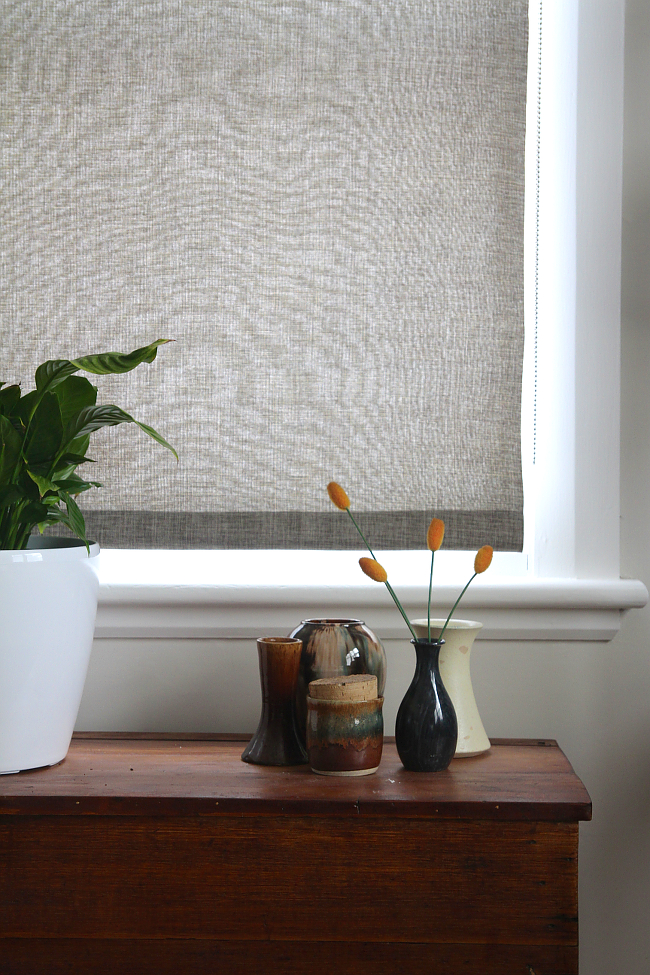 simple fabric roller blinds