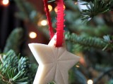 simple salt dough star ornaments