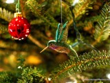 hummingbirds salt dough ornaments