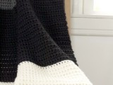 Scandi crocheted blanket