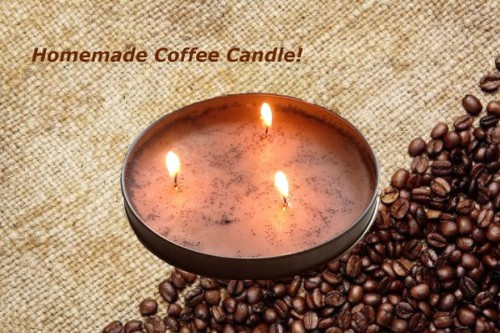 aroma coffee candle (via instructables)