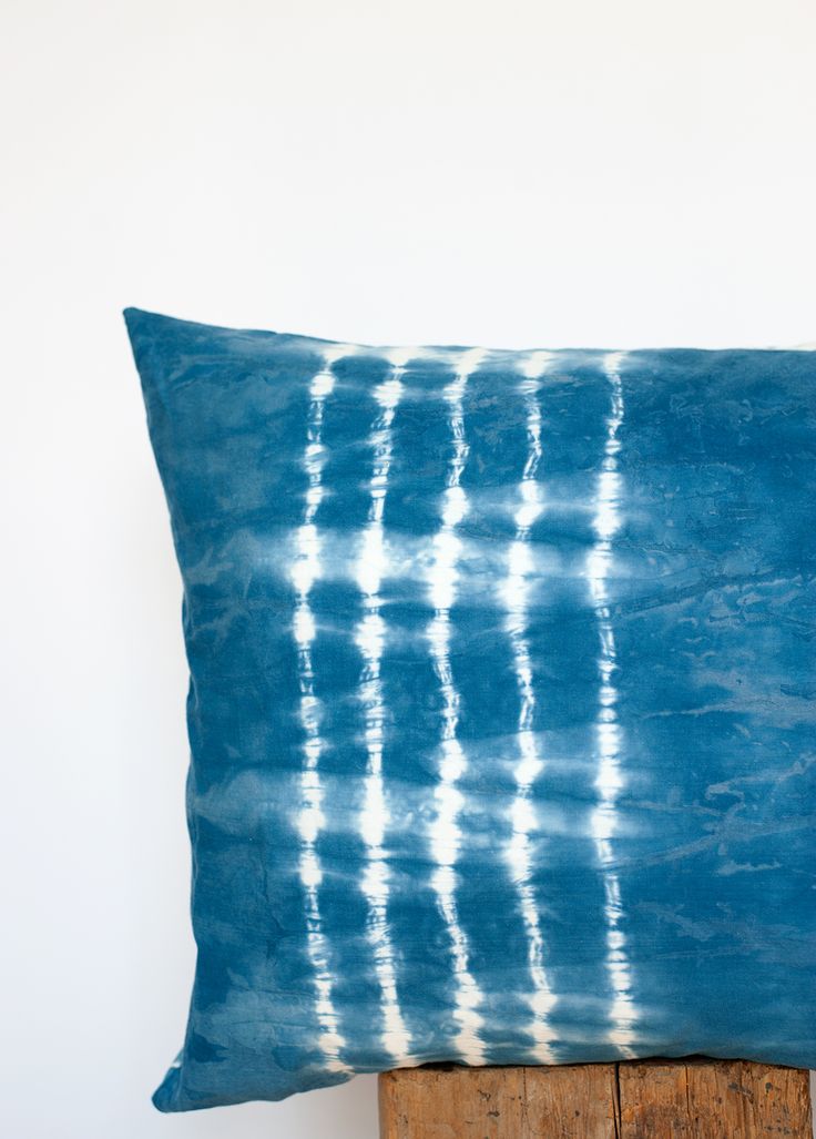 Diy Shibori Indigo Pillows To Make